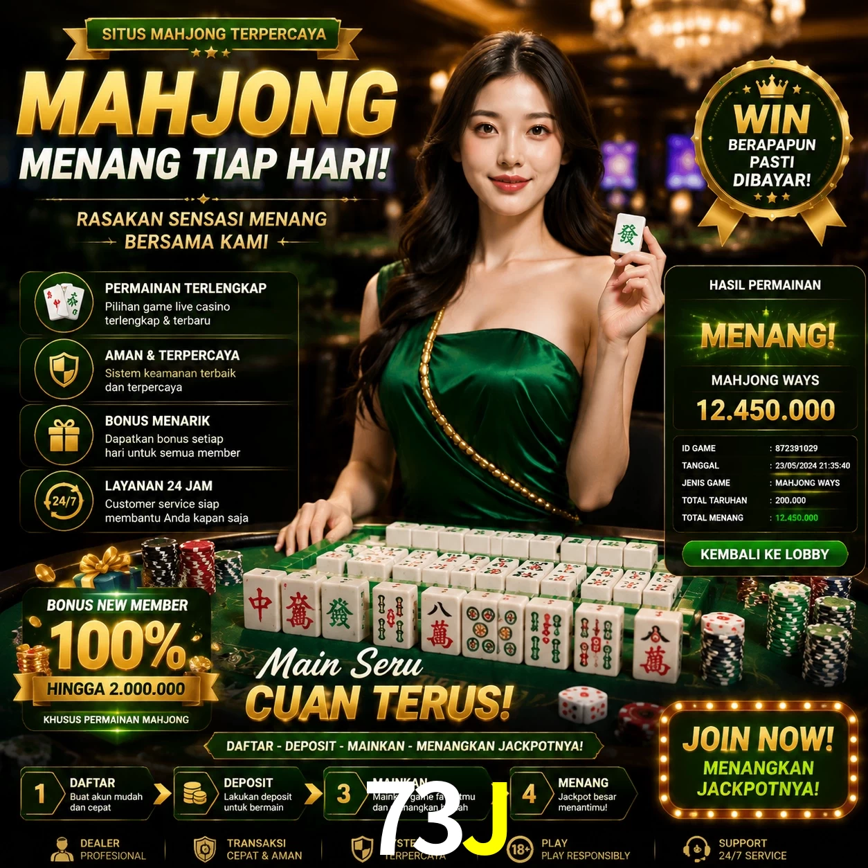 Cashback VIP 73J - reembolso semanal